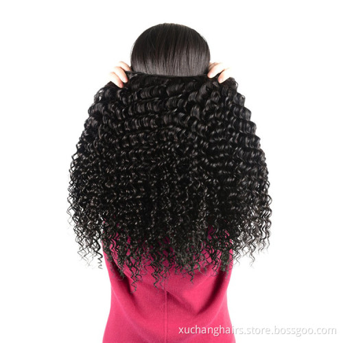Bundles With Frontal Malaysian Human Hair weft With Closure Lace Frontal With Deep Weave remy hair extension hair Bundles vendor